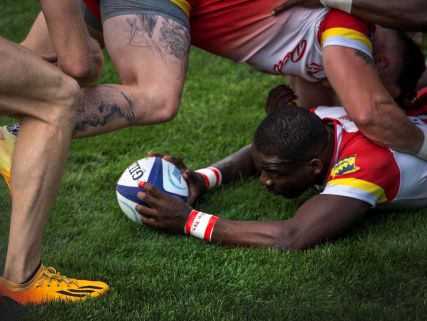 The 2025 Armed Forces Men’s Rugby Championships held in conjunction with Rugbytown 7’s Tournament in Glendale, Colo. from August 22-24. Service members from the Army, Marine Corps, Navy, Air Force (with Space Force players), and Coast Guard battle it out for gold.